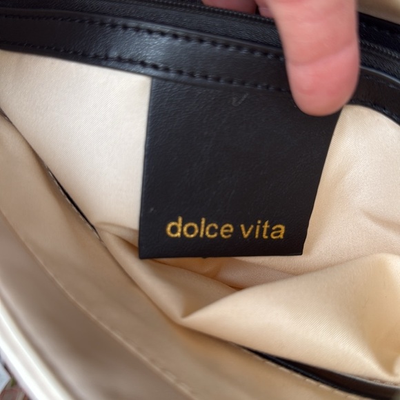 Dolce Vida Cream Woven Bag - Picture 3 of 4